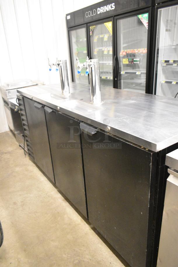 Beverage Air DD78HC-1-B Metal Commercial Direct Draw Kegerator w/ 2 Beer Towers. 115 Volts, 1 Phase. Tested and Working! - Image 2 of 10