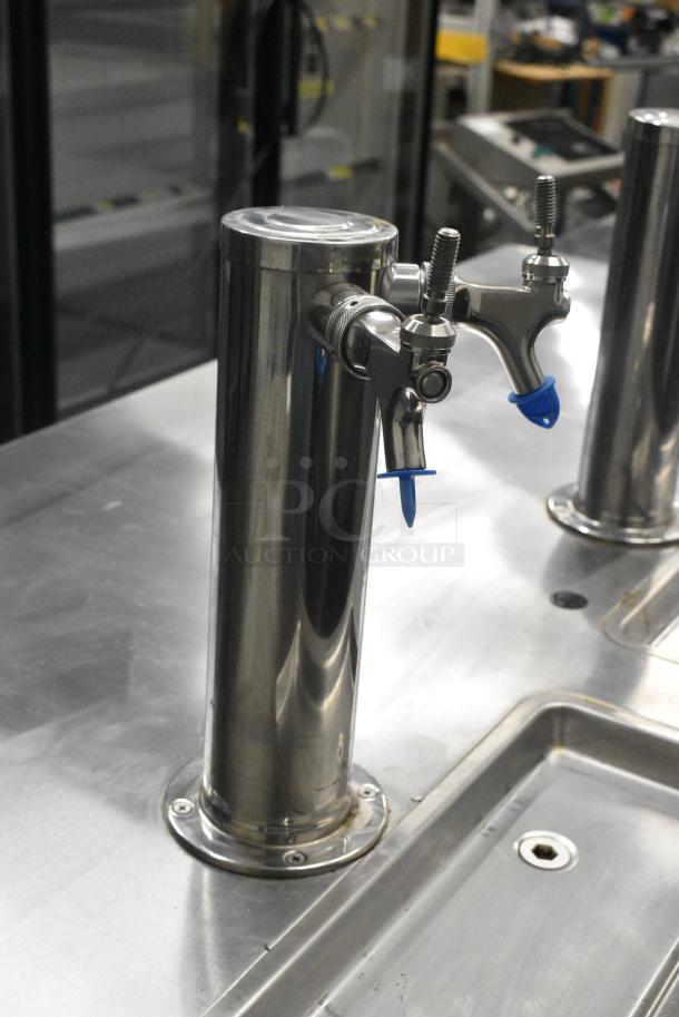 Beverage Air DD78HC-1-B Metal Commercial Direct Draw Kegerator w/ 2 Beer Towers. 115 Volts, 1 Phase. Tested and Working! - Image 4 of 10