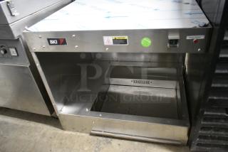 BRAND NEW SCRATCH AND DENT! 2017 BKI HFW-R Stainless Steel Commercial Countertop Fry Dumping Station. 115 Volts, 1 Phase. Tested and Working!