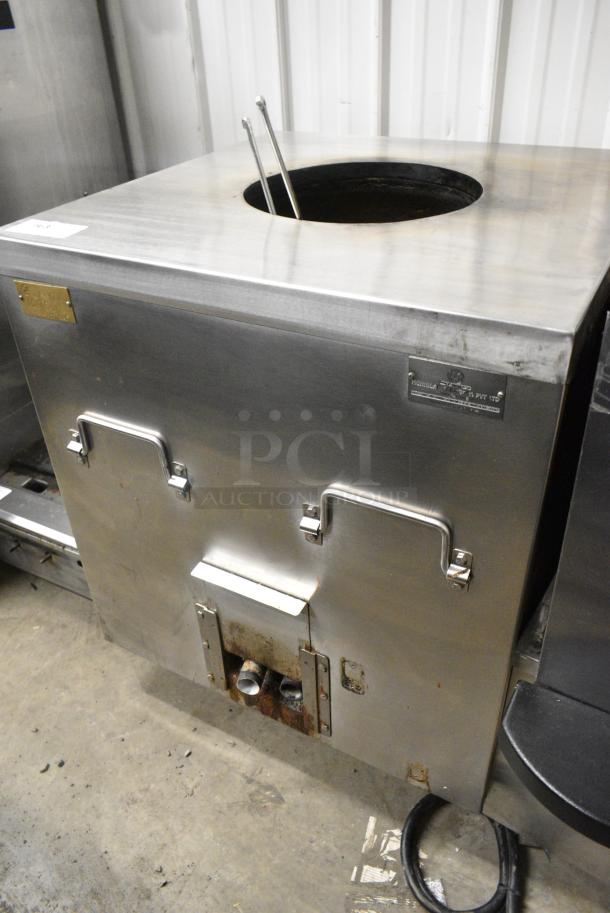 Isifol SSC30 Stainless Steel Commercial Gas Powered Tandoori Tandoor Oven on Commercial Casters. - Image 3 of 13