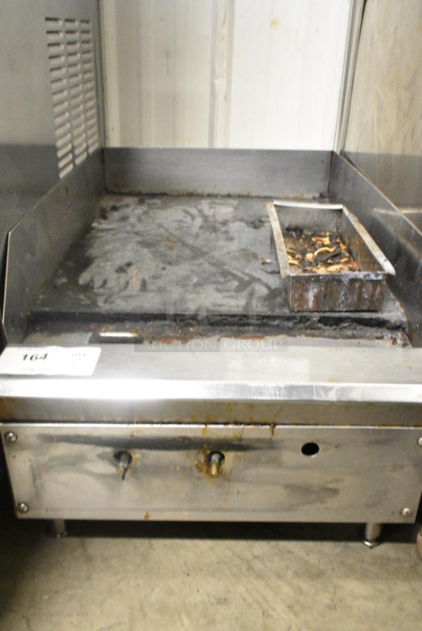 Stainless Steel Commercial Countertop Natural Gas Powered Flat Top Griddle. - Image 2 of 8