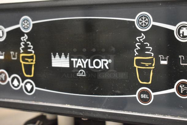 Taylor C713-33 Stainless Steel Commercial Floor Style Water Cooled 2 Flavor w/ Twist Soft Serve Ice Cream Machine on Commercial Casters. 208-230 Volts, 3 Phase. - Image 3 of 11