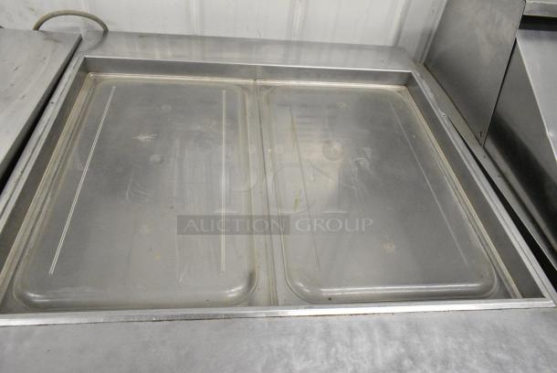 Turbo Air TST-28SD-12 Stainless Steel Commercial Sandwich Salad Prep Table Bain Marie on Commercial Casters. 115 Volts, 1 Phase. Tested and Powers On But Does Not Get Cold - Image 5 of 9