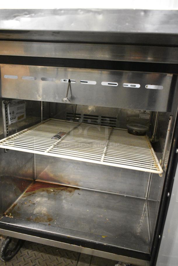 Turbo Air TST-28SD-12 Stainless Steel Commercial Sandwich Salad Prep Table Bain Marie on Commercial Casters. 115 Volts, 1 Phase. Tested and Powers On But Does Not Get Cold - Image 7 of 9