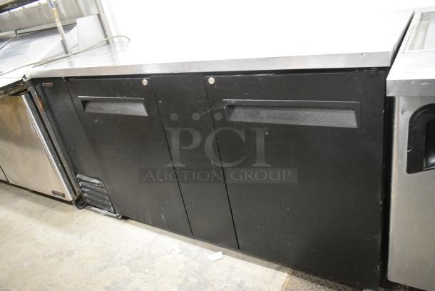 Turbo Air TBB-3SB Metal Commercial 2 Door Back Bar Cooler. 115 Volts, 1 Phase. Tested and Powers On But Does Not Get Cold - Image 2 of 6
