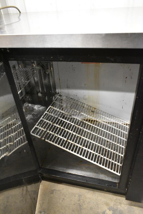 Turbo Air TBB-3SB Metal Commercial 2 Door Back Bar Cooler. 115 Volts, 1 Phase. Tested and Powers On But Does Not Get Cold - Image 4 of 6