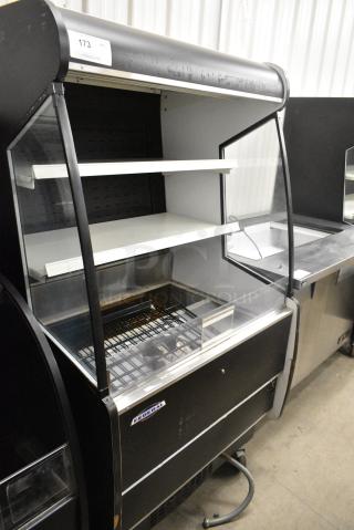 Federal RSSM560SC-3 Metal Commercial Open Grab N Go Merchandiser on Commercial Casters. 120/208-240 Volts, 1 Phase.