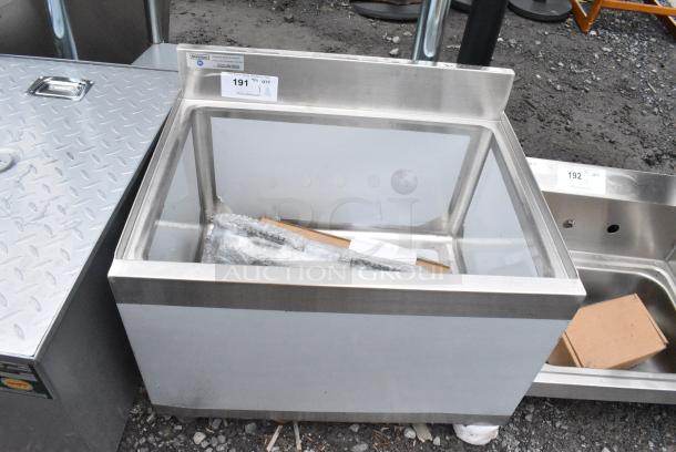 BRAND NEW SCRATCH AND DENT! Steelton 522UIB1824 18" x 24" Underbar Ice Bin with Bottle Holders - 77 lb. - Image 1 of 6