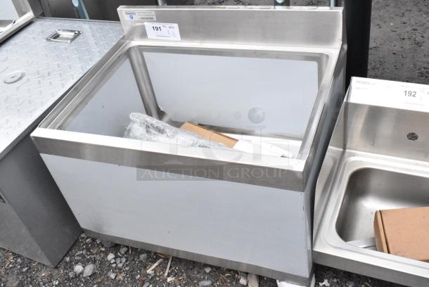 BRAND NEW SCRATCH AND DENT! Steelton 522UIB1824 18" x 24" Underbar Ice Bin with Bottle Holders - 77 lb. - Image 2 of 6