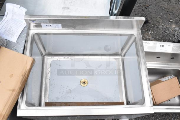 BRAND NEW SCRATCH AND DENT! Steelton 522UIB1824 18" x 24" Underbar Ice Bin with Bottle Holders - 77 lb. - Image 5 of 6
