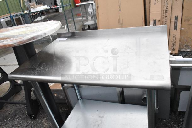 Stainless Steel Commercial Table w/ Metal Under Shelf. - Image 4 of 4