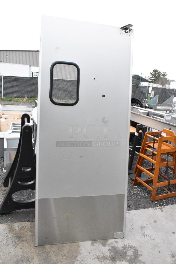 Metal Swinging Kitchen Door. - Image 4 of 6