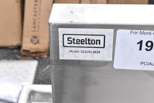 BRAND NEW SCRATCH AND DENT! Steelton 522US13624 36" x 24" x 14" Utility Sink for (1) 8" Center Faucet 522US13624 - Image 4 of 4