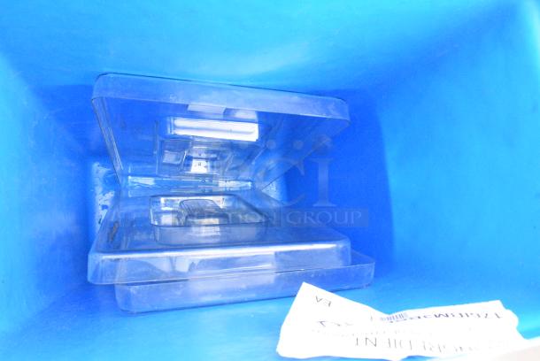 3 BRAND NEW SCRATCH AND DENT! Items Including 176IBM3BBL Baker's Lane 10 Gallon / 160 Cup Blue Ingredient Bin, 176IBM3BPR Baker's Lane 10 Gallon / 160 Cup Purple Allergen-Free Ingredient Bin, Baker's Lane 10 Gallon / 160 Cup Yellow Ingredient Bin, 3 176IBM3BLID Baker's Lane 10 Gallon / 160 Cup Ingredient Bin Lid. 3 Times Your Bid! - Image 3 of 7