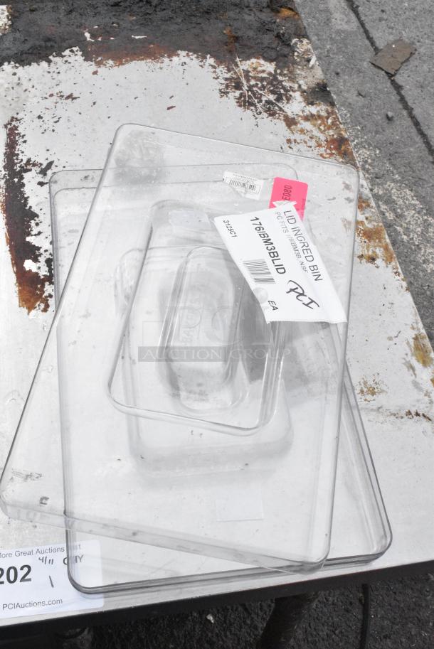 3 BRAND NEW SCRATCH AND DENT! Items Including 176IBM3BBL Baker's Lane 10 Gallon / 160 Cup Blue Ingredient Bin, 176IBM3BPR Baker's Lane 10 Gallon / 160 Cup Purple Allergen-Free Ingredient Bin, Baker's Lane 10 Gallon / 160 Cup Yellow Ingredient Bin, 3 176IBM3BLID Baker's Lane 10 Gallon / 160 Cup Ingredient Bin Lid. 3 Times Your Bid! - Image 4 of 7