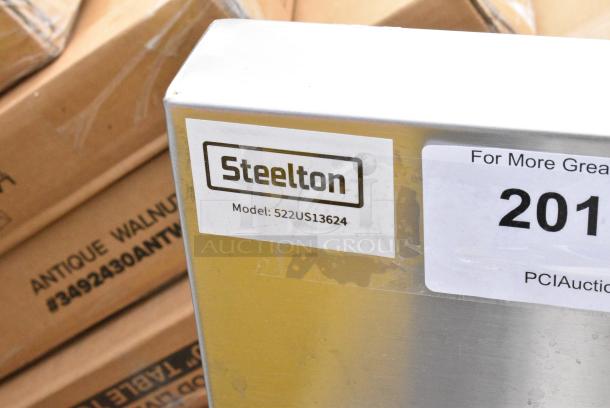 BRAND NEW SCRATCH AND DENT! Steelton 522US13624 36" x 24" x 14" Utility Sink for (1) 8" Center Faucet - Image 6 of 6