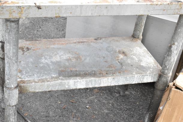 Stainless Steel Table w/ Metal Under Shelf. - Image 3 of 4