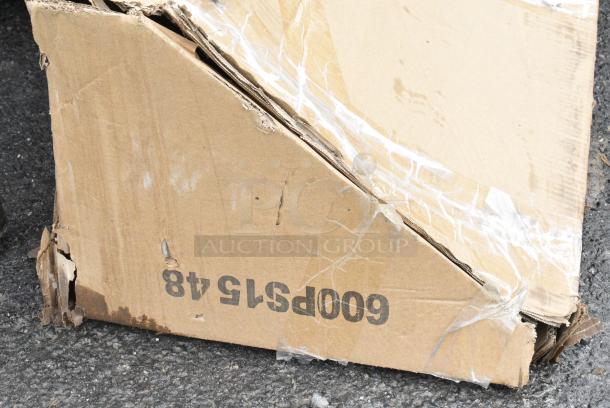 BRAND NEW SCRATCH AND DENT! Regency 600PS1548 15" x 48" Stainless Steel Wall Mounted Pot Rack with Shelf and 18 Galvanized Hooks - Image 3 of 3