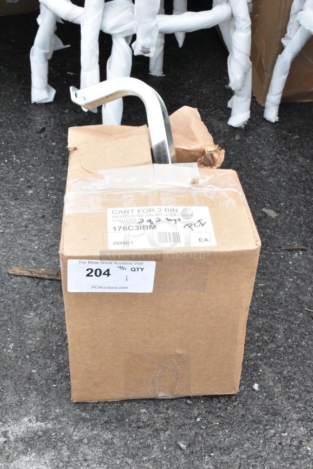 BRAND NEW SCRATCH AND DENT! Baker's Lane 176C3IBM Cart for 3 Ingredient Bins - Image 1 of 6