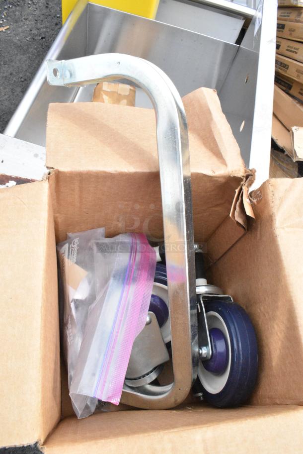 BRAND NEW SCRATCH AND DENT! Baker's Lane 176C3IBM Cart for 3 Ingredient Bins - Image 2 of 6