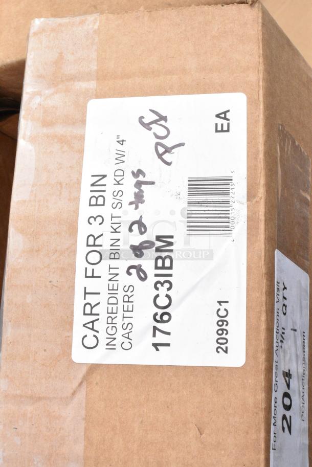 BRAND NEW SCRATCH AND DENT! Baker's Lane 176C3IBM Cart for 3 Ingredient Bins - Image 6 of 6