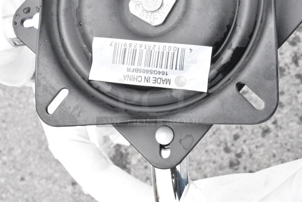 10 BRAND NEW SCRATCH AND DENT! Lancaster Table & Seating 164GS605B Double Ring Swivel Bar Stool. No Seat. 10 Times Your Bid! - Image 8 of 8