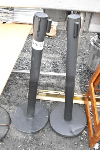 2 Stanchions. 2 Times Your Bid!
