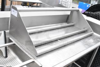 Stainless Steel Wall Mount Shelf.