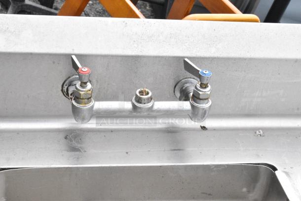 Stainless Steel Right Side Dirty Side Dishwasher Table w/ Insinkerator Garbage Disposal. - Image 6 of 8