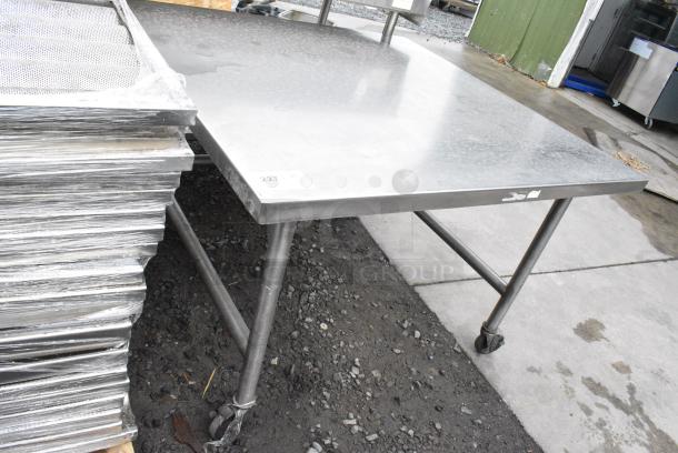Metro Stainless Steel Table on Commercial Casters. - Image 2 of 5