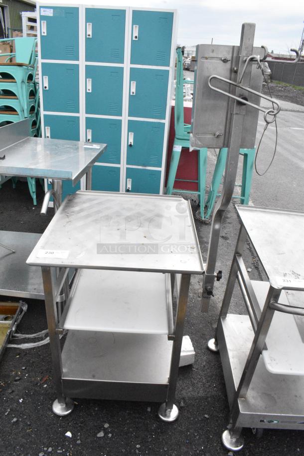 Face to Face Stainless Steel Metal Slicer Equipment Stand - Image 1 of 8