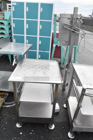 Face to Face Stainless Steel Metal Slicer Equipment Stand