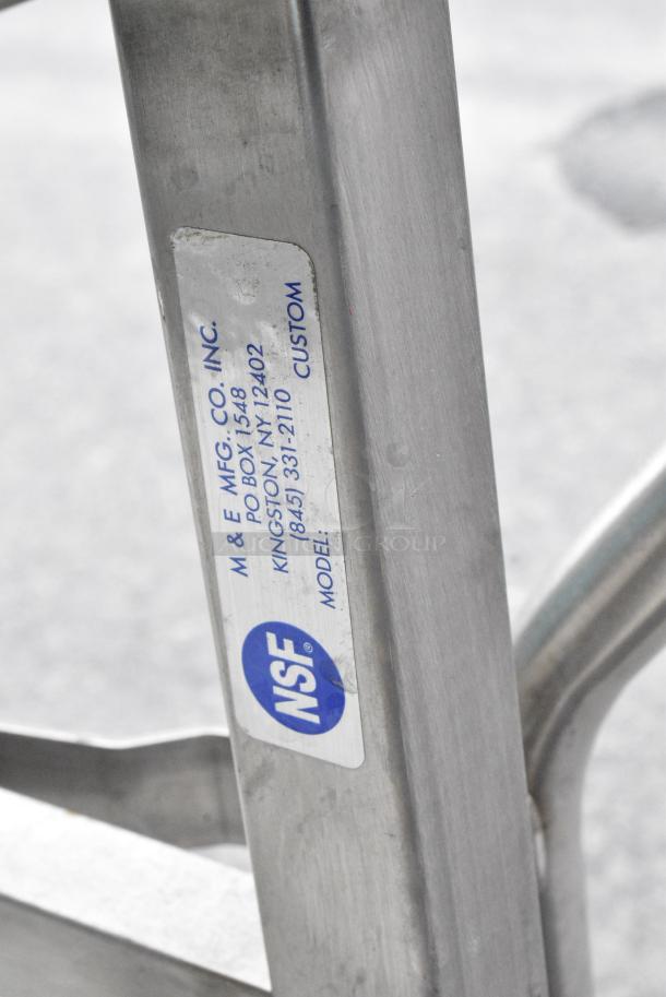 Face to Face Stainless Steel Metal Slicer Equipment Stand on Commercial Casters - Image 7 of 7