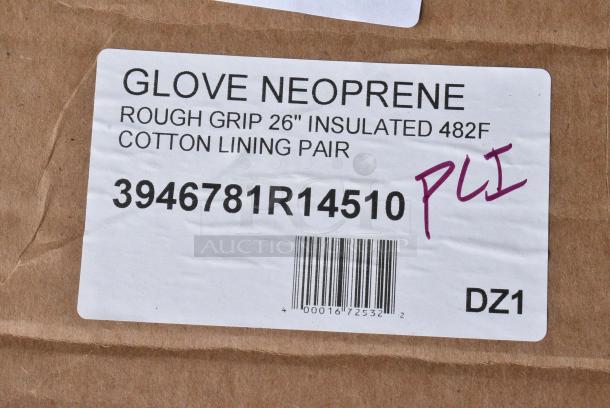 BRAND NEW SCRATCH AND DENT! 3946781R14510 Showa Black Cotton-Lined Neoprene Insulated Rough Grip Gloves - Image 6 of 6