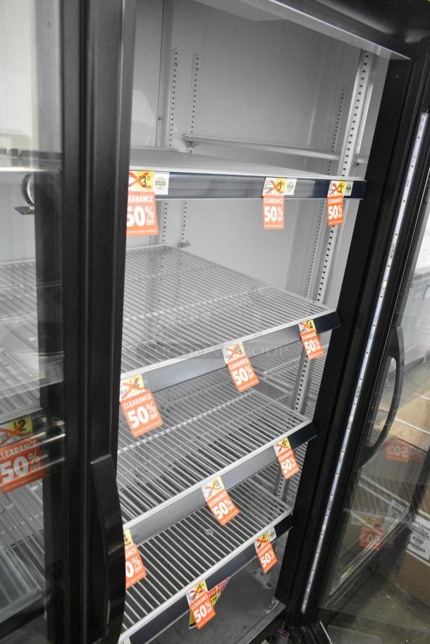 2018 True GDM-72-HC Metal Commercial 3 Door Reach In Cooler Merchandiser w/ Poly Coated Racks. 115 Volts, 1 Phase. Tested and Working! - Image 6 of 11