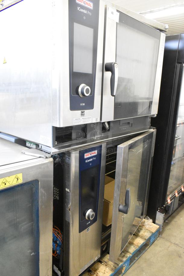 2 2021 Rational LM100EE.AXXXX/LM100CE.AXXXX iCombi Pro Stainless Steel Commercial Electric Powered Combi Convection Oven. 440/480 Volts, 3 Phase. 2 Times Your Bid! - Image 2 of 12