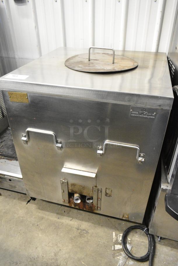 Isifol SSC30 Stainless Steel Commercial Gas Powered Tandoori Tandoor Oven on Commercial Casters. - Image 1 of 13
