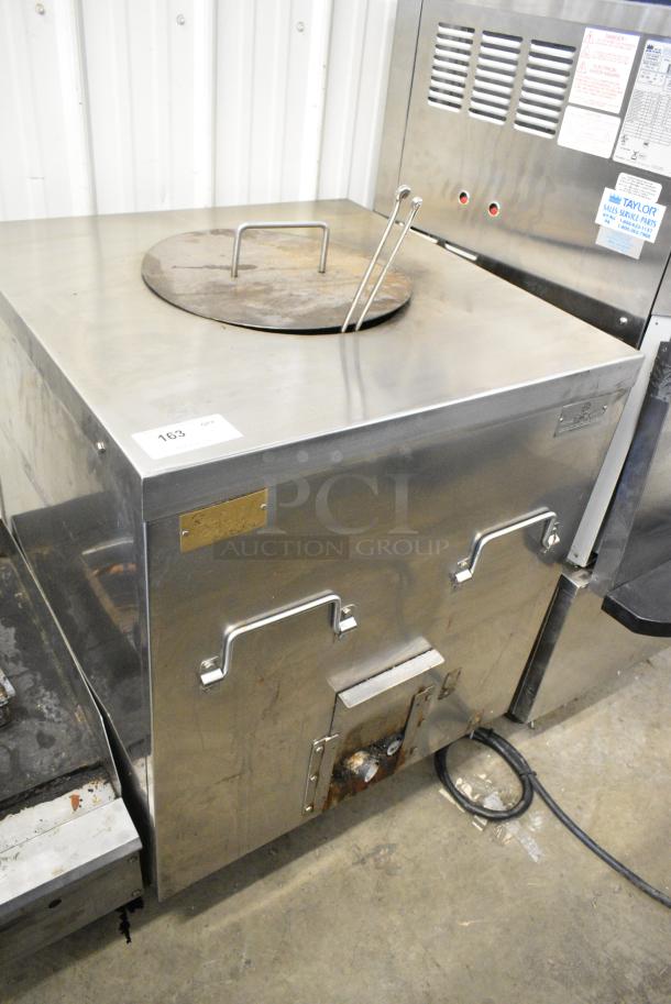 Isifol SSC30 Stainless Steel Commercial Gas Powered Tandoori Tandoor Oven on Commercial Casters. - Image 11 of 13