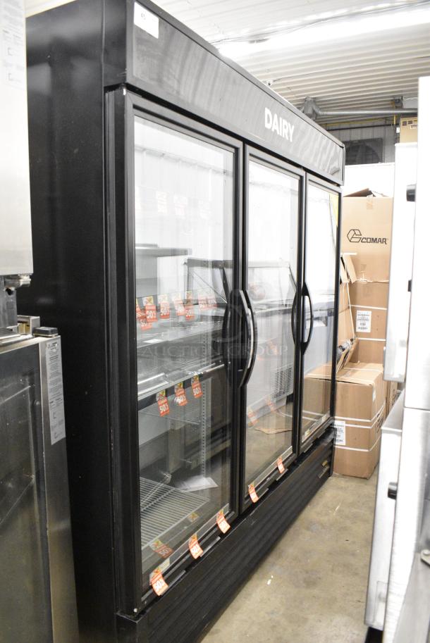 2018 True GDM-72-HC Metal Commercial 3 Door Reach In Cooler Merchandiser w/ Poly Coated Racks. 115 Volts, 1 Phase. Tested and Working! - Image 11 of 11