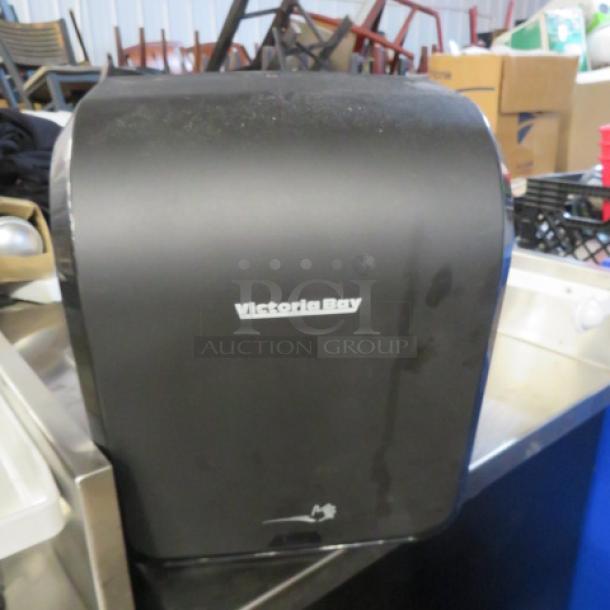One Victoria Bay Wall Mount Paper Towel Dispenser. - Image 1 of 1