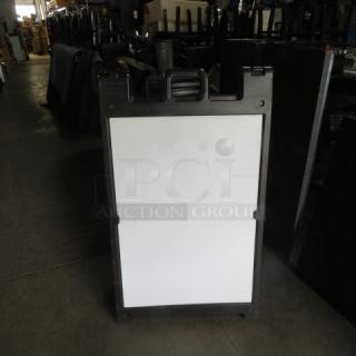 One Signcade Poly Dry Erase Sidewalk Sign.