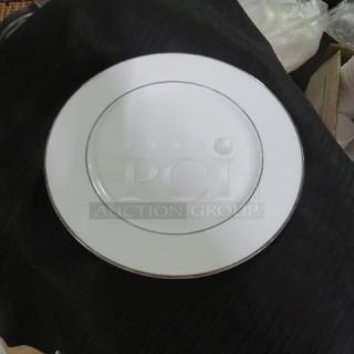 11 Inch Crown Parian White Plate. 10XBID