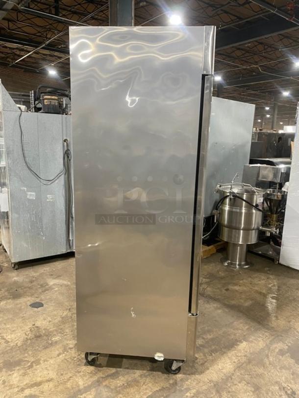 Turbo Air Maximum Series Commercial Stainless Steel Solid 2 Door Reach In Freezer! Energy Star Certified! With Poly Coated Wire Racks! Model: MSF-49NM SN: NF49308075! 110-120V 1 Phase! On Casters! - Image 2 of 8