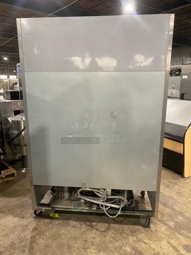 Turbo Air Maximum Series Commercial Stainless Steel Solid 2 Door Reach In Freezer! Energy Star Certified! With Poly Coated Wire Racks! Model: MSF-49NM SN: NF49308075! 110-120V 1 Phase! On Casters! - Image 3 of 8