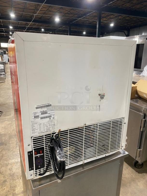 Excellence Commercial White Powder Coated Good Humor Style Countertop Merchandiser Display Freezer! With Poly Coated Wire Rack! Model: CTF-3MAG SN: 711011030425! 110-120V 1 Phase! - Image 4 of 7