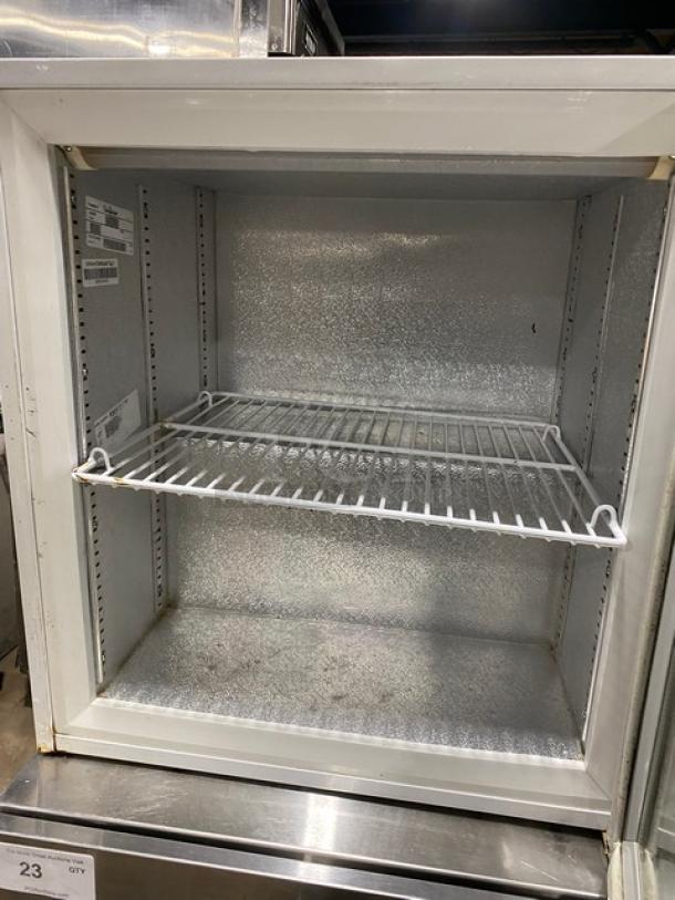 Excellence Commercial White Powder Coated Good Humor Style Countertop Merchandiser Display Freezer! With Poly Coated Wire Rack! Model: CTF-3MAG SN: 711011030425! 110-120V 1 Phase! - Image 5 of 7