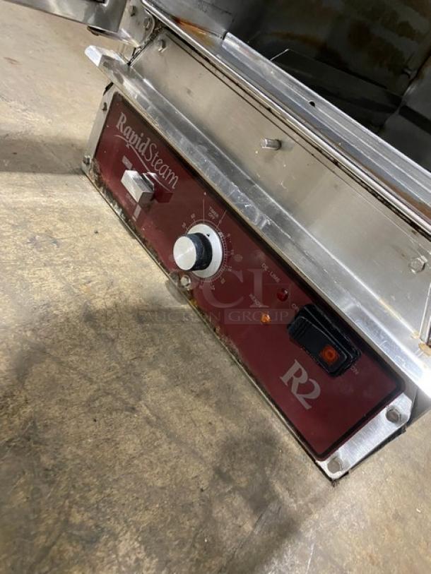 Southbend Rapid Steam Series Commercial Stainless Steel Eletric Powered Countertop Convection Steamer! Model: R2 SN: 10B97975-2! 208V 3 Phase! - Image 6 of 8