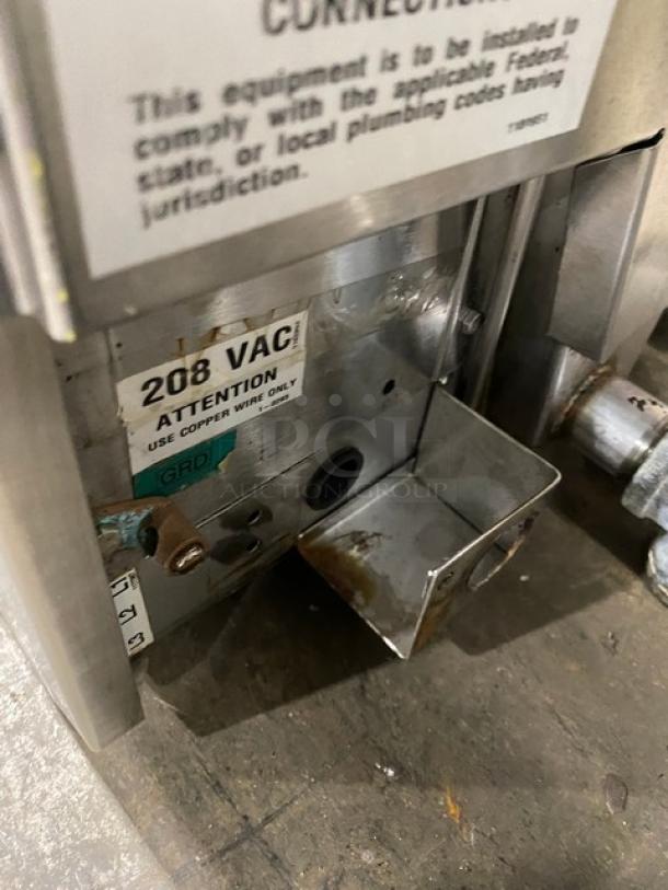 Southbend Rapid Steam Series Commercial Stainless Steel Eletric Powered Countertop Convection Steamer! Model: R2 SN: 10B97975-2! 208V 3 Phase! - Image 8 of 8