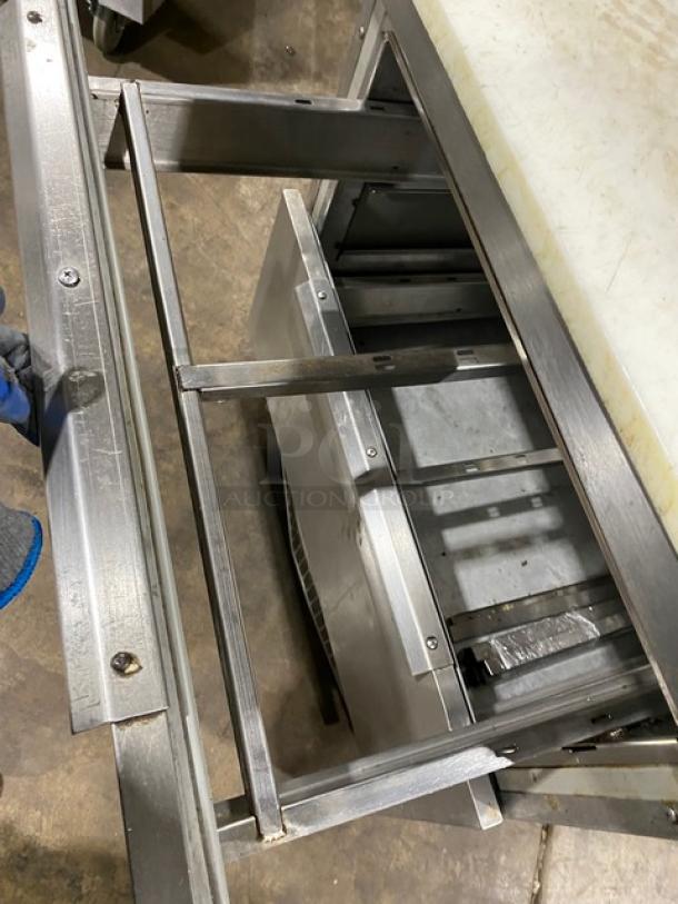 Randell Commercial Stainless Steel 2 Drawer Refrigerated Bain Marie Style Mega Top Salad/Sandwich Prep Table! With Cutting Board! Model: 9412-32D-7 SN: T11414-3! 115V 1 Phase! - Image 5 of 9