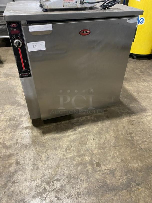 FWE Commercial Stainless Steel Electric Powered Countertop Hot Food Heated Holding/Warming Cabinet! With Built In Pan Slides! With Wired Racks! Model: HLC-SL1826-8-CHP SN: 165031501! 120V 1 Phase! On Casters! - Image 1 of 8